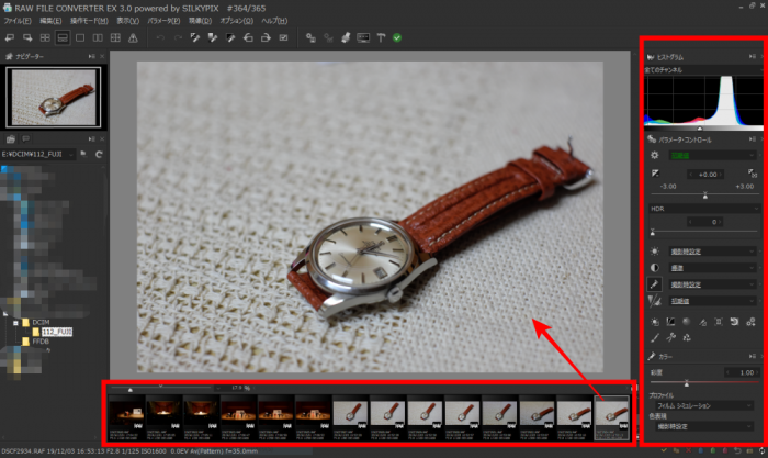 RAW FILE CONVERTER EX 3.0 powered by SILKYPIX