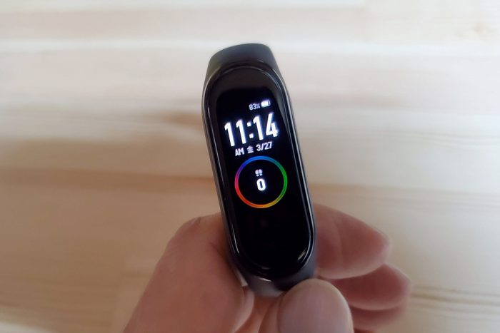 Xiaomi Mi band 4 ペアリング完成