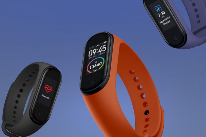 Xiaomi Mi band 4 初期表示